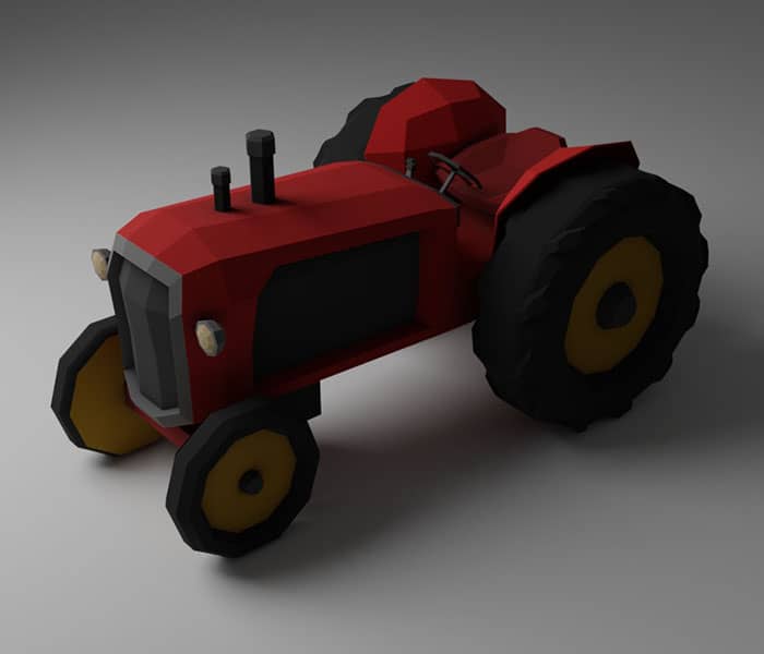 Tractor 3D Model Free Download