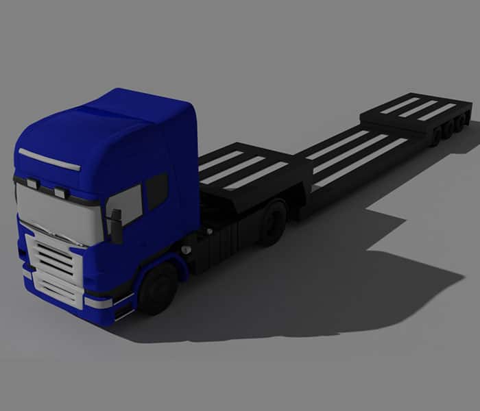 Truck 3D Model Free Download