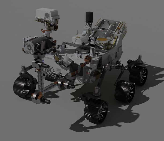 Mars Rover Perseverance 3D Model Free Download