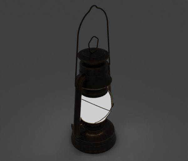 Old Lantern 3D Model Free Download