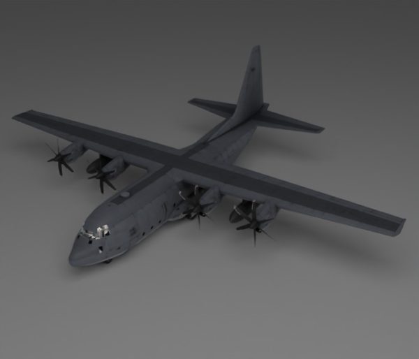 US C-130 Aircraft 3D Model Free Download
