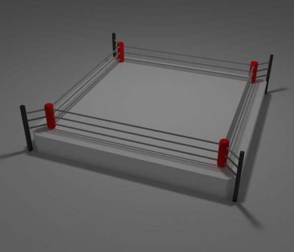 Fight Ring 3D Model Free Download