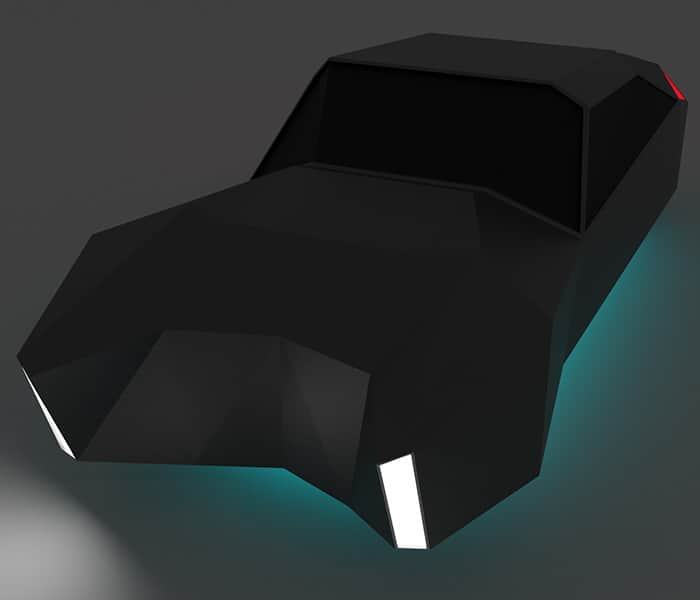 Sci-Fi Vehicle 3D Model Free Download