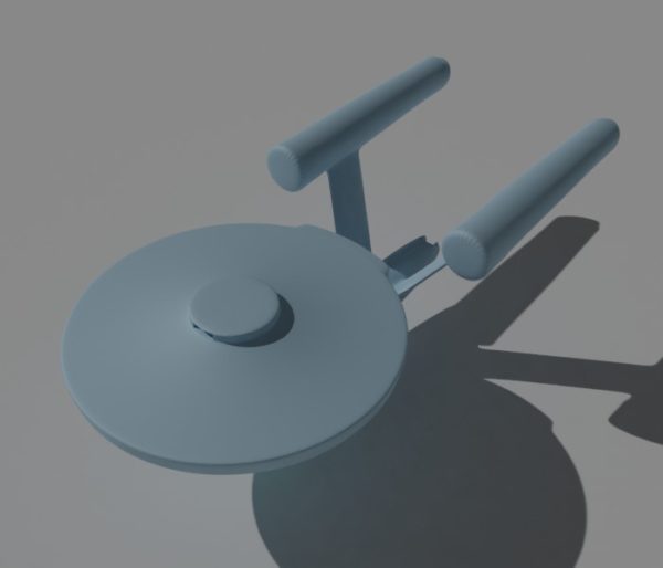 High-Resolution StarTrek USS Enterprise NCC 1701 3D Model