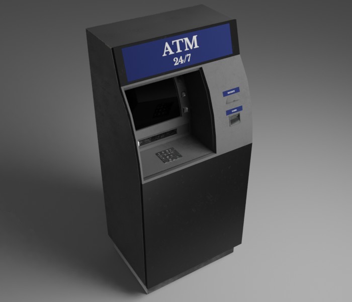 ATM 3D Model FREE Download