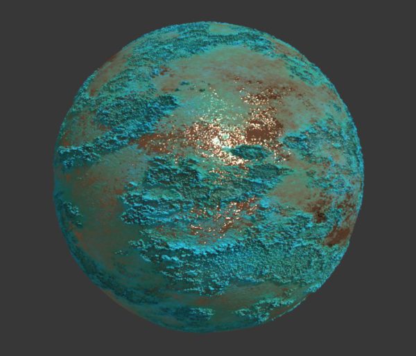 Rusty Copper CGI Material